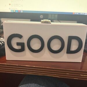 Milly NY Good/Bad Black and White Clutch